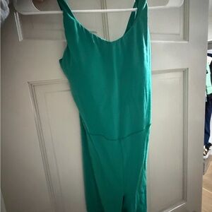 green romper work out